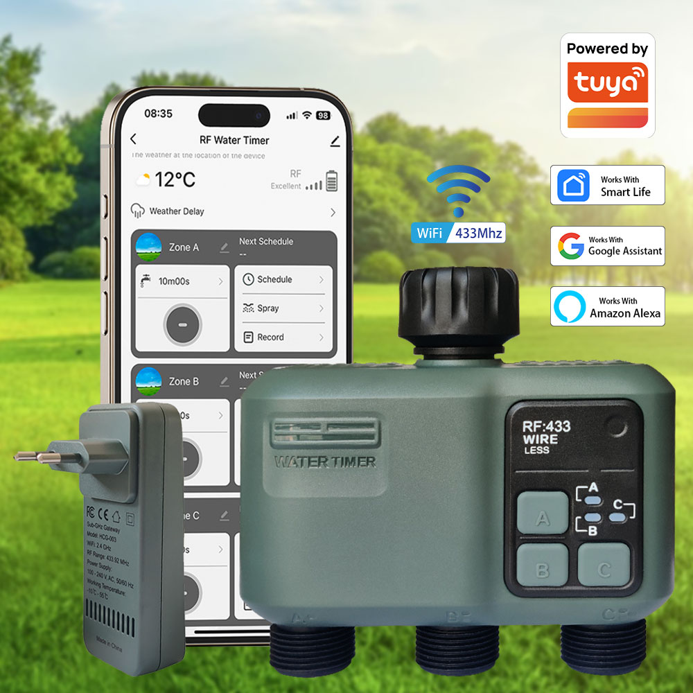 Tuya Wifi+RF433 3 Çıkışlı Su Z - Smart Garden Kit incelemesi ve fiyatı